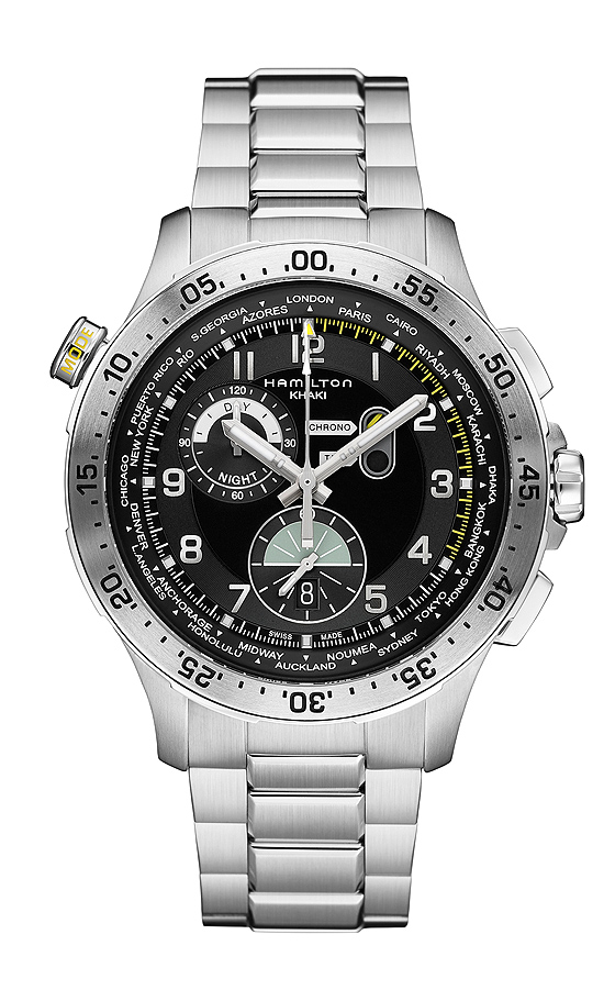 Hamilton Chrono Worldtimer - bracelet