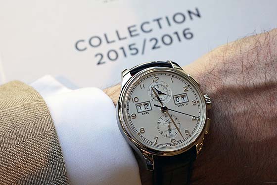 IWC Portugieser Perpetual Calendar Digital Date Month 75th Anniversary - wrist_2